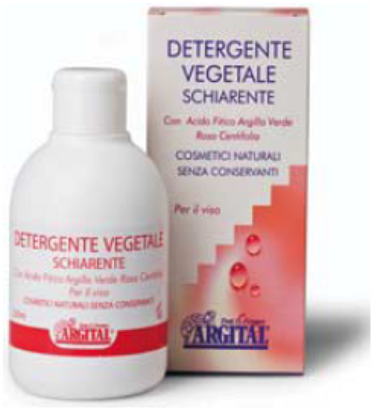 Detergente Vegetale Schiarente ARGITAL - per la pulizia del viso